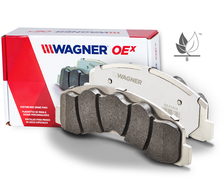Disc Brake Pad Set-OEX Disc Brake Pad Rear Wagner OEX1086