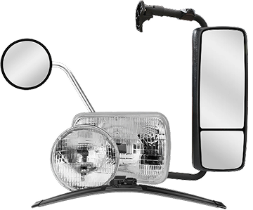 Wagner heavy-duty lighting, wiper and mirror components