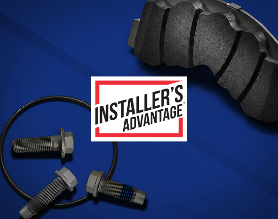 Installer's Advantage brake hardware and components