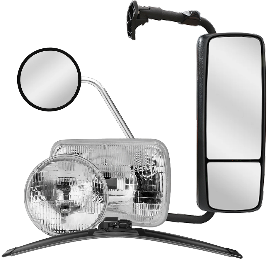 Wagner HD mirrors, lighting, and wipers