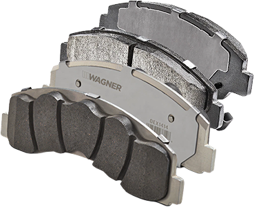 Lineup of Wagner Brake pads