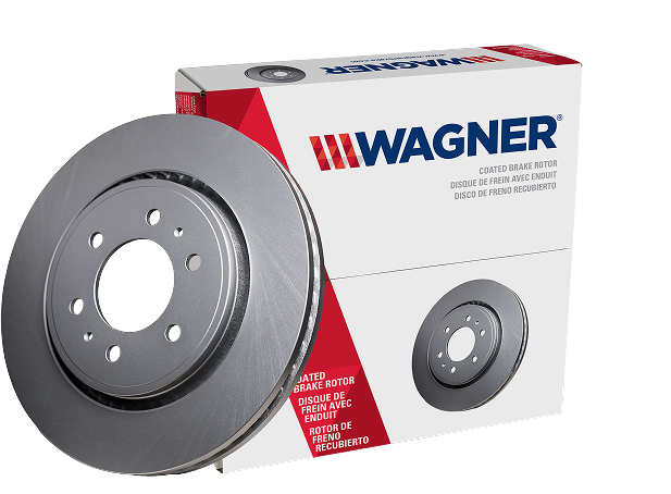 A Wagner premium rotor and the box it came in