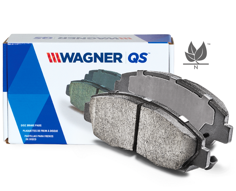 Wagner QuickStop ZX914 Semi-Metallic Disc Pad Set Includes Pad Installation Hardware Front 