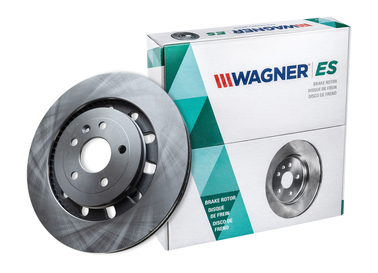 Wagner ES Brake Pads in Front of Box
