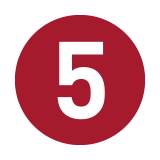 Number-5-In-Red-Circle-Water Number-5-In-Red-Circle-Water
