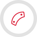 Brake caliper icon